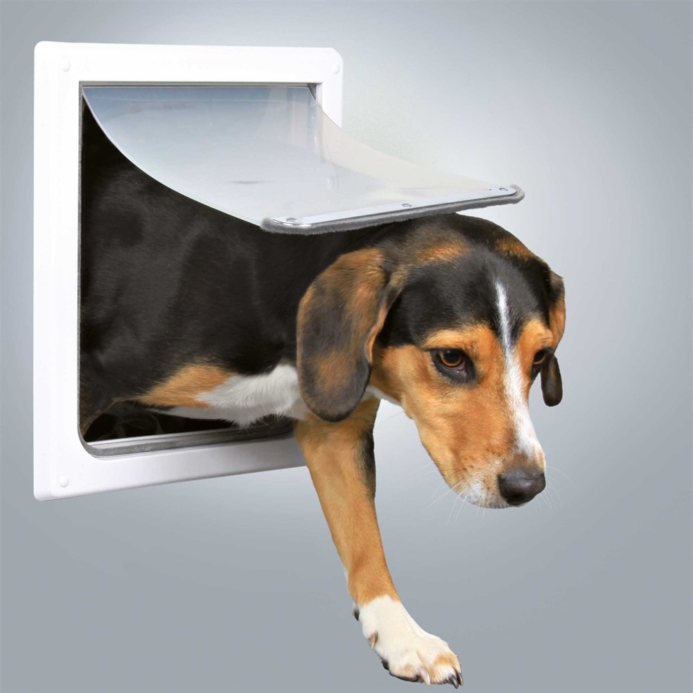 Trixie Hundeklap 2-vejs, M-XL, 39x45cm, Hvid