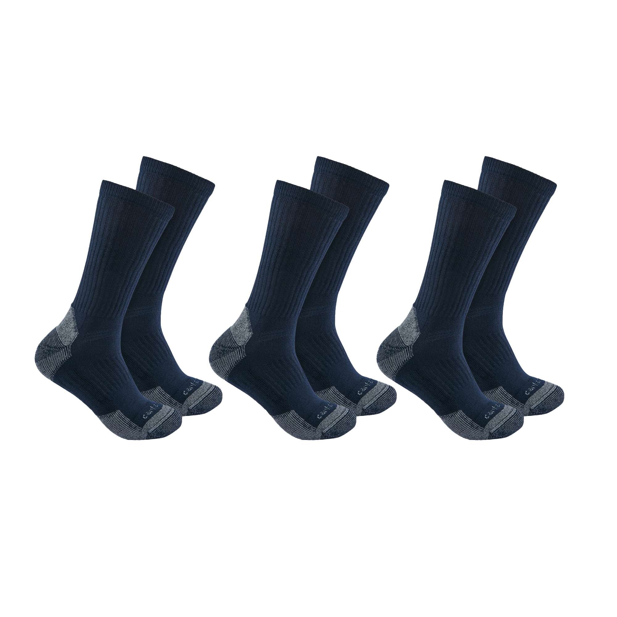 Carhartt Crew Strumpor 3-Pack Herr Navy XL