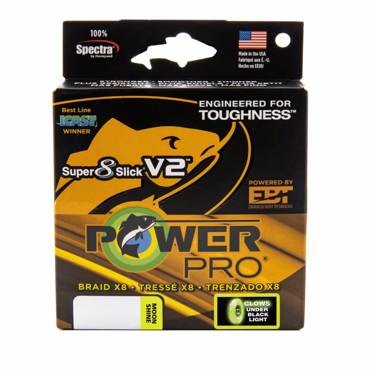 PowerPro Super 8 Slick V2 0,15 mm 10kg 135 m Moonshine -