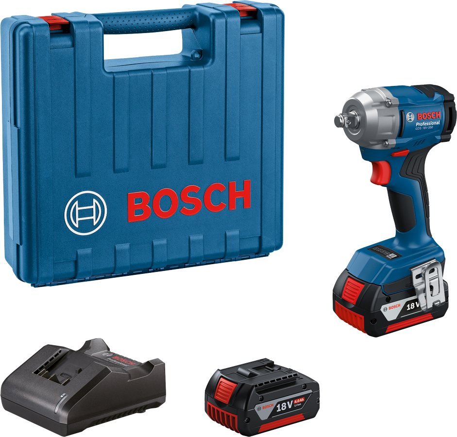 Bosch Mutterdragare GDS 18V-350 2X4Ah Lc