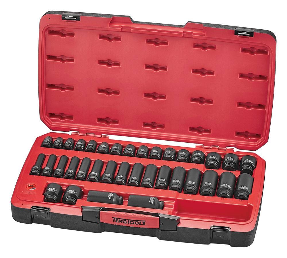 Teng Tools Krafthylssats T9240 1/2 DIN Metrisk 40 delar