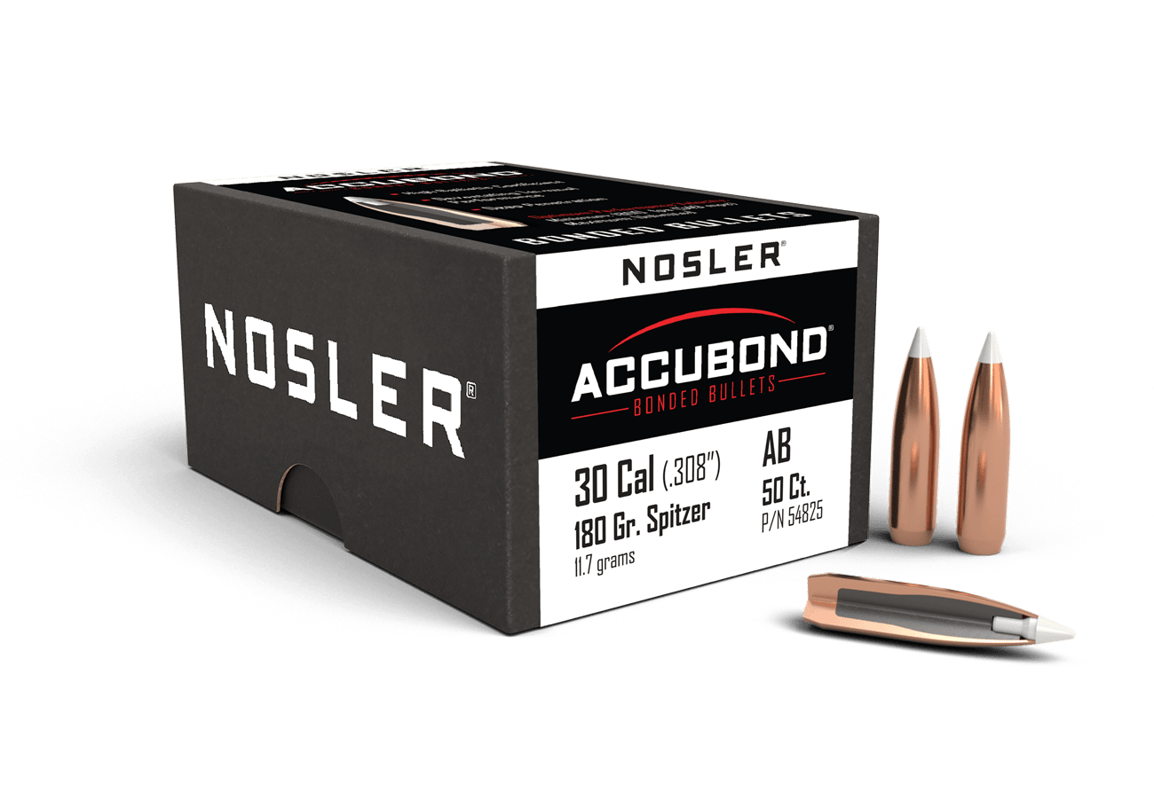 Nosler Accubond-kulor kal.30 180gr 50st