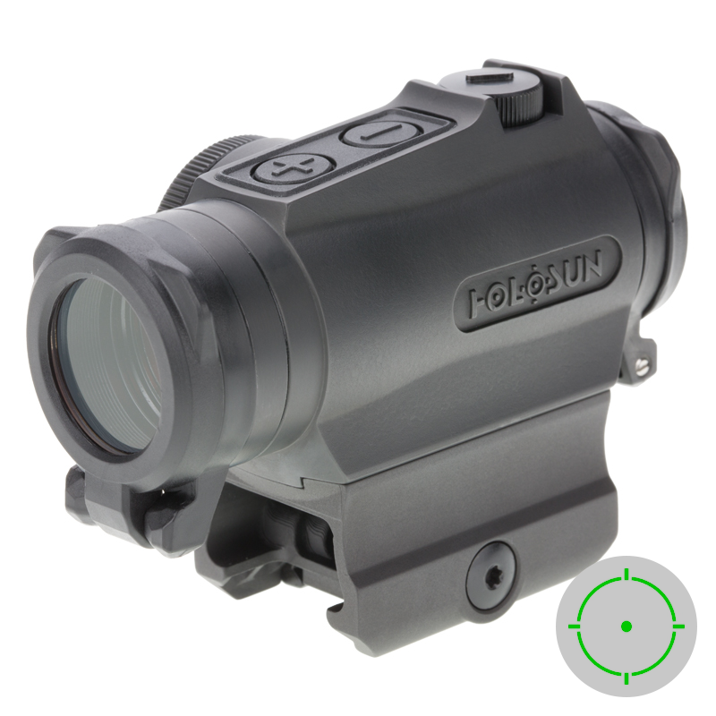HOLOSUN HE515GT GR, Green Circle Dot/QD/Titanium